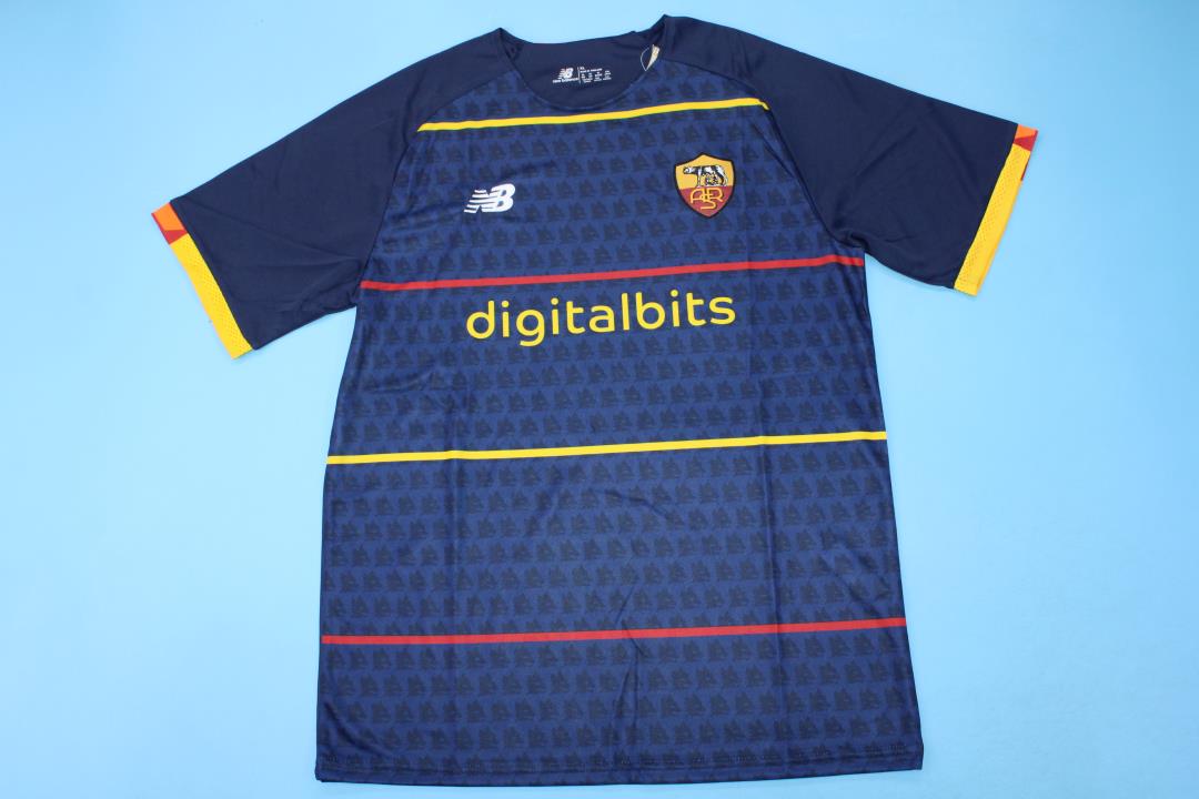 AAA Quality Roma 21/22 Fourth Dark Blue Soccer Jersey